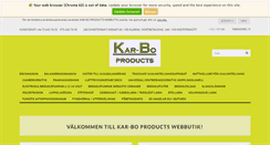 Desktop Screenshot of kar-boproducts.se