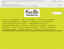 Tablet Screenshot of kar-boproducts.se